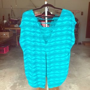 Cute top with criss cross back